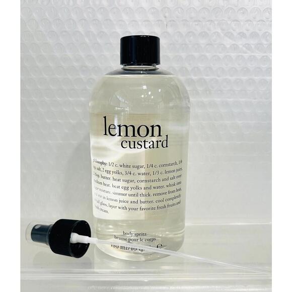 Philosophy LEMON CUSTARD  ALL OVER BODY SPRITZ SPRAY 16 FL OZ WITH PUMP - Picture 1 of 5